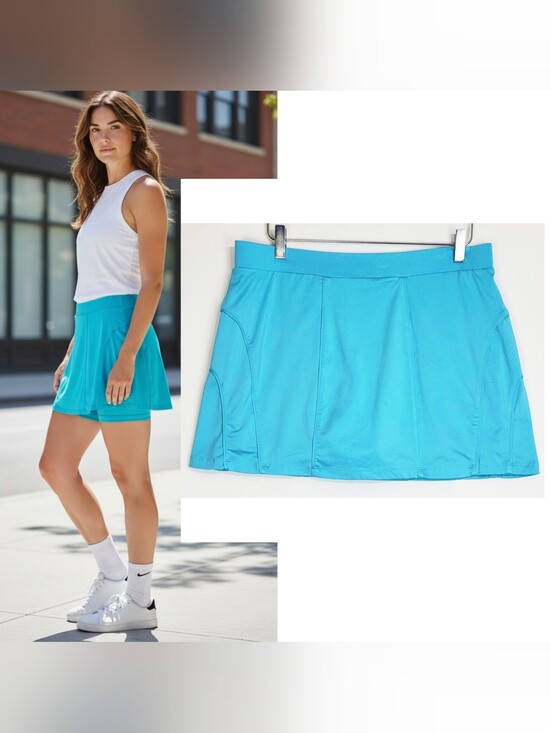 Tail Pants - Tail sz Xl golf skort skirt blue detail pockets stretch shorts 3in inseam tennis